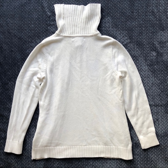 ❤️ KAREN SCOTT White Turtleneck 🥰 - Picture 5 of 7